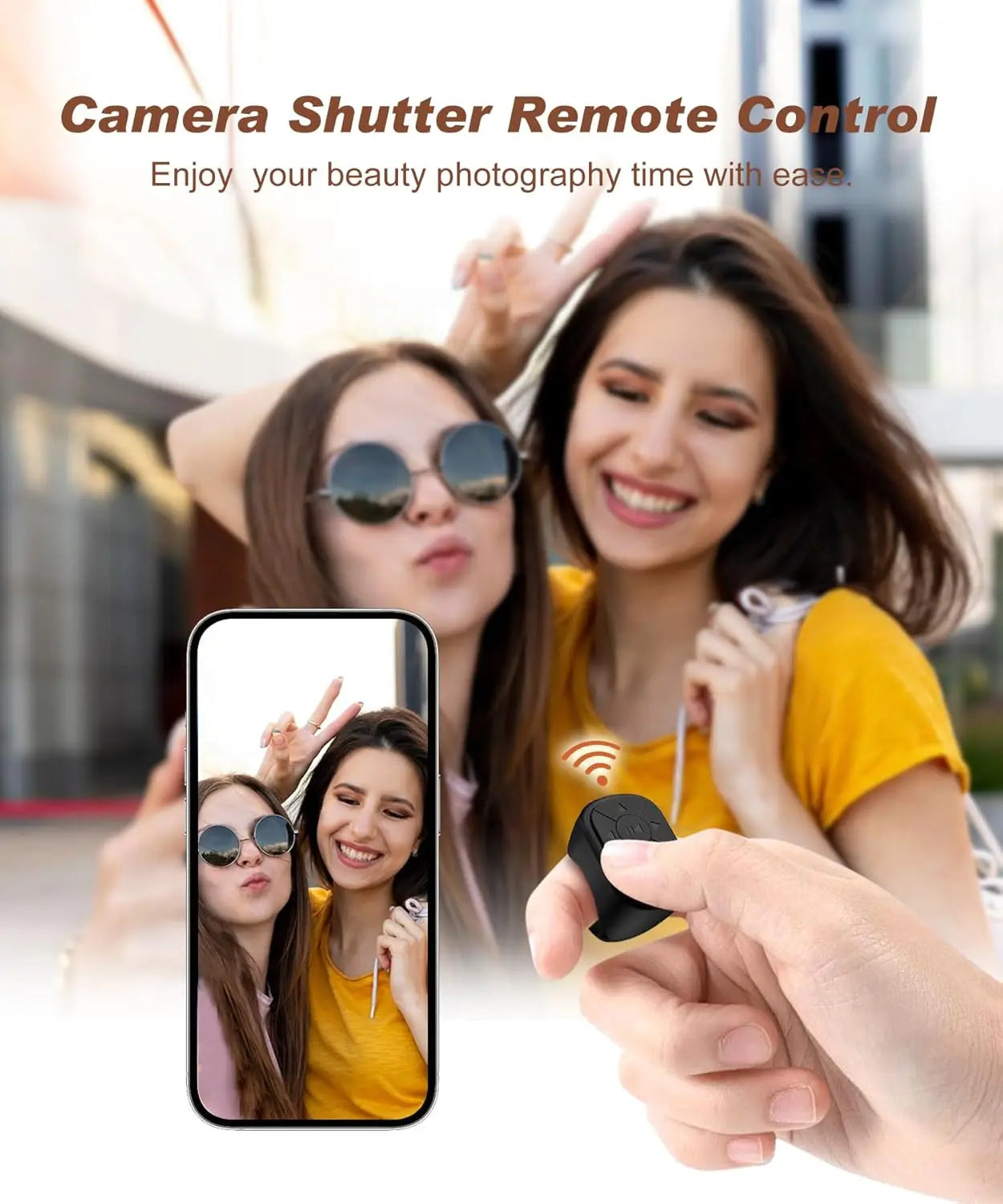 TikTok Scrolling Ring – Hands-Free Remote Control for iPhone & Android