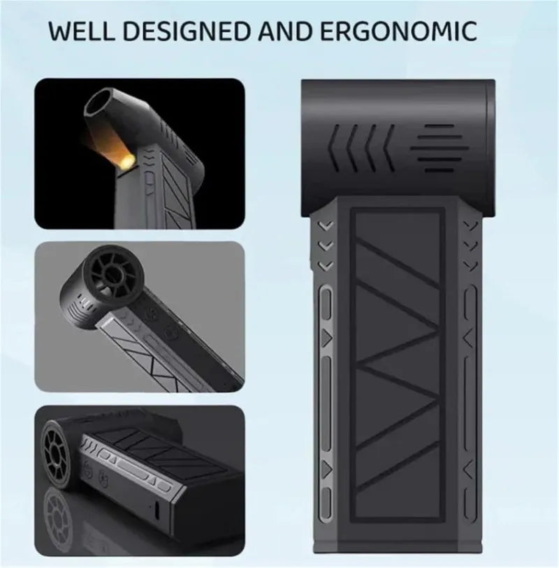 Turbo Jet Blower 130000RPM Powerful Air Blower Brushless Motor Turbo Fan Jet Fan Cleaning Air Duster Blower Air Puissant Tool