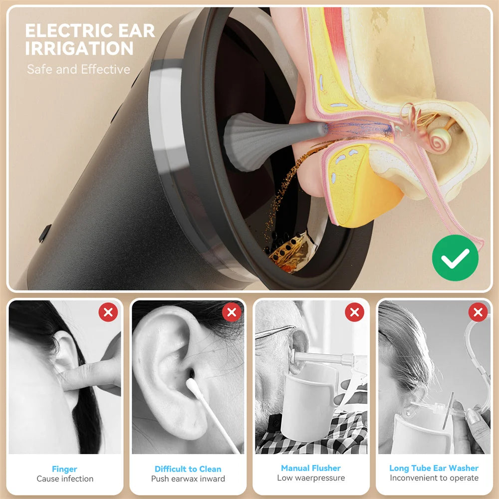 Deep Clean Ear Irrigator – Safe & Powerful Ear Wax Removal