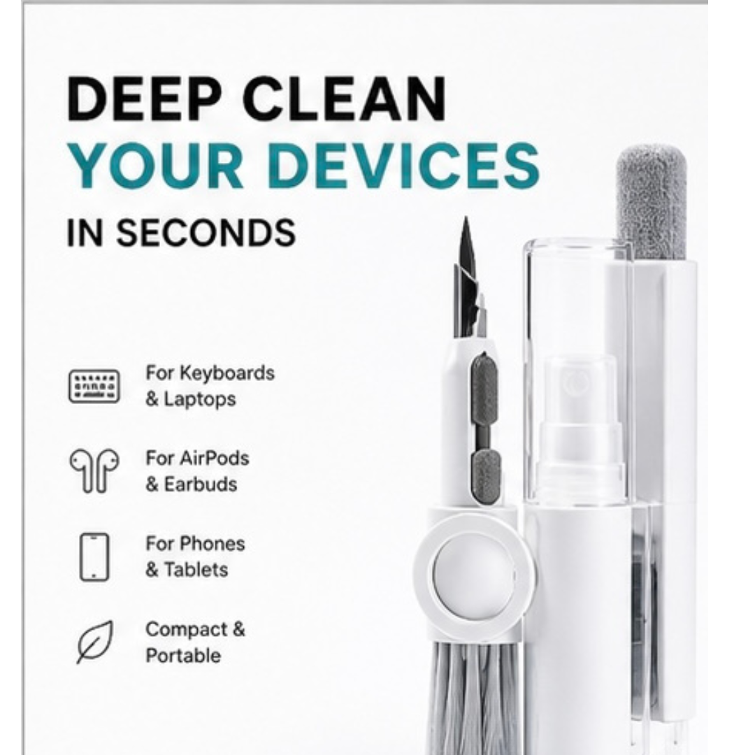 Deep clean your devices in seconds – no more hidden dirt