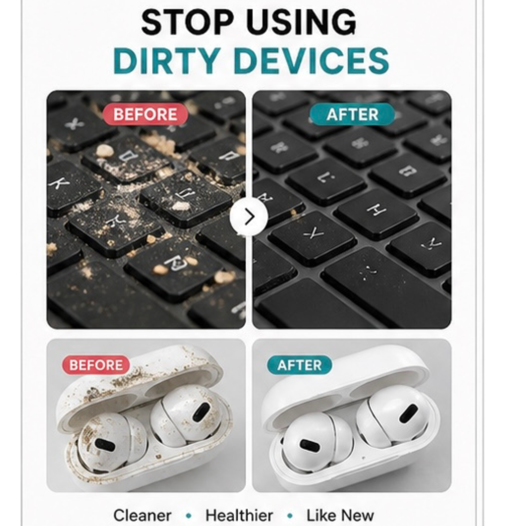 Deep clean your devices in seconds – no more hidden dirt