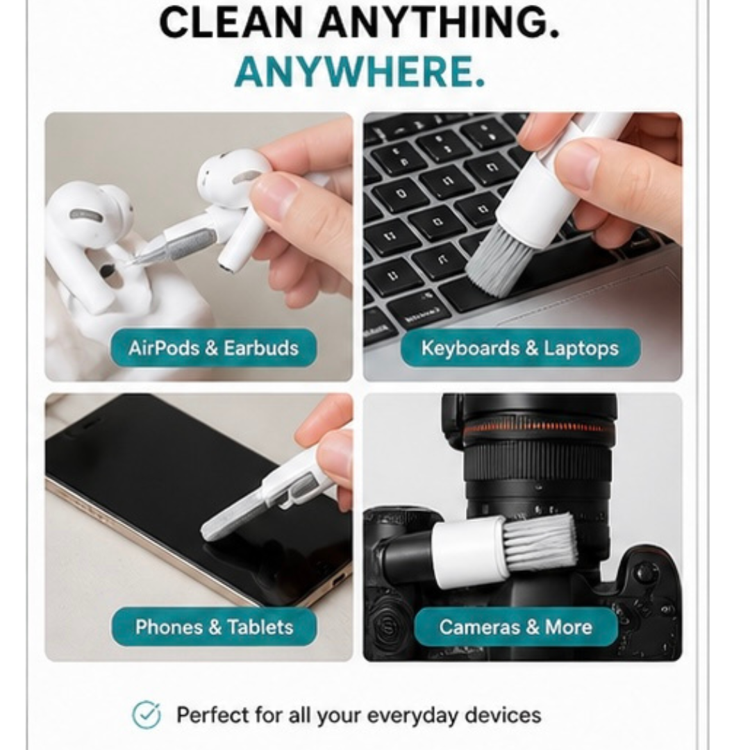 Deep clean your devices in seconds – no more hidden dirt